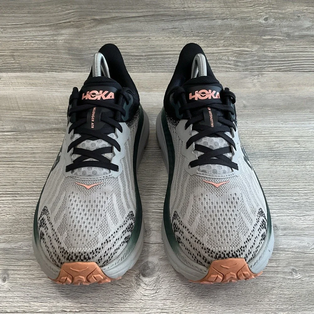 HOKA Women's 9.5 B Harbor Mist Spruce Lace-Up Low Top Athletic Running Sneakers